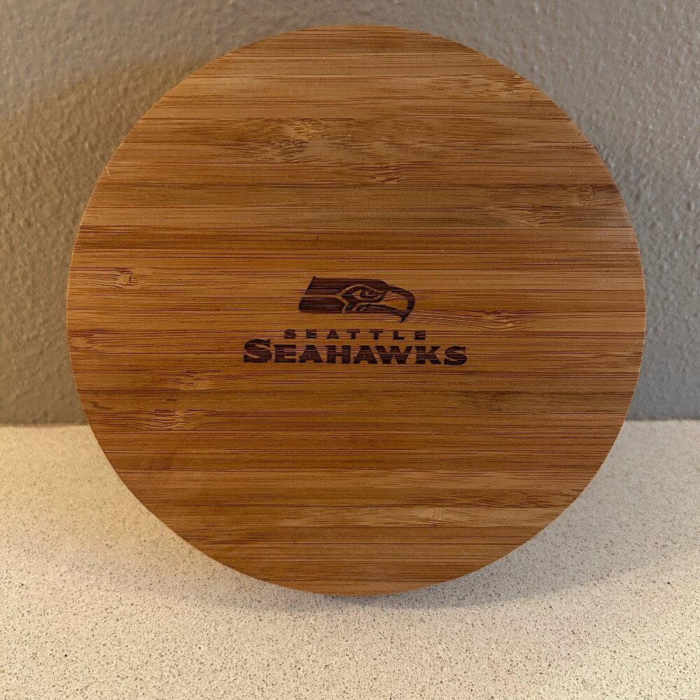 NWT NFL Seattle Seahawks 3 PC Bamboo Wine Tool Kit | 890WOS